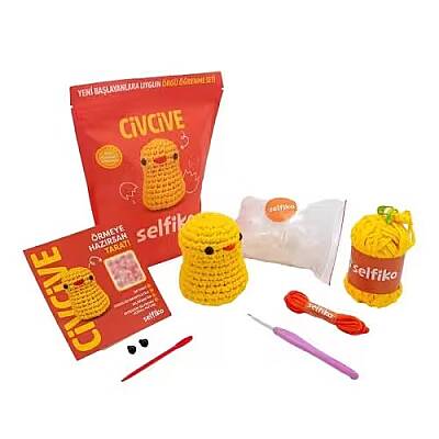 Selfiko Civcive Örgü Öğrenme Seti - 1
