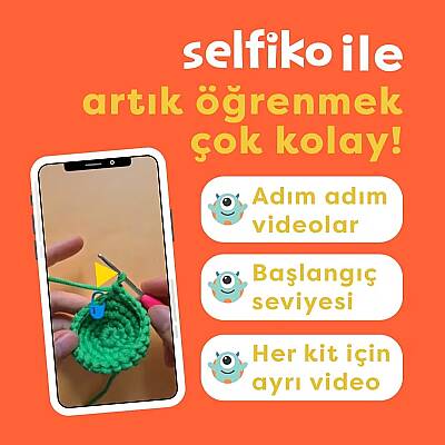 Selfiko Civcive Örgü Öğrenme Seti - 3