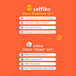 Selfiko Eşekcan Örgü Öğrenme Seti - 2