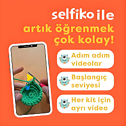 Selfiko Eşekcan Örgü Öğrenme Seti - 3