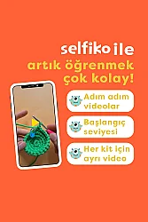 Selfiko Kapibaba Örgü Öğrenme Seti - 4