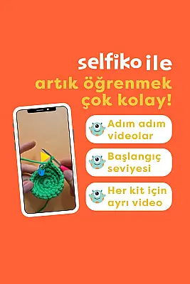 Selfiko Kapibaba Örgü Öğrenme Seti - 4