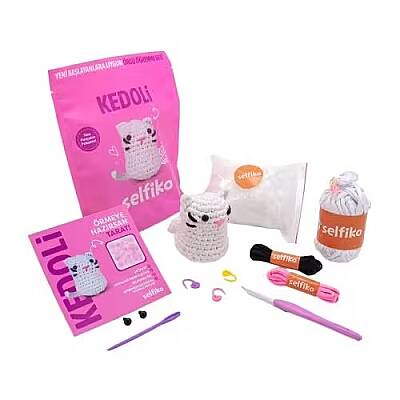 Selfiko Kedoli Örgü Öğrenme Seti - 1