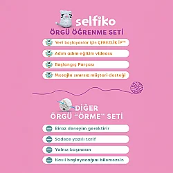 Selfiko Kedoli Örgü Öğrenme Seti - 4
