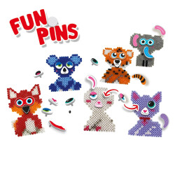 Ses Creative Beedz - Iron-On Bead Set - Fun Animals Sc006308 - 2