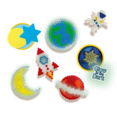 Ses Creative Beedz Iron-On Bead Set - Glow-In-The-Dark Stars - New Sc006302 - 2