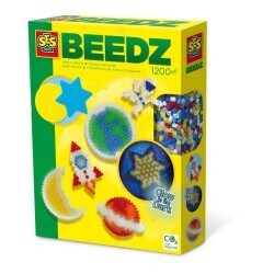 Ses Creative Beedz Iron-On Bead Set - Glow-In-The-Dark Stars - New Sc006302 - 3