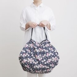 Shupatto Compact Bag Folding Bag - L - Sakura S477Sa - 4