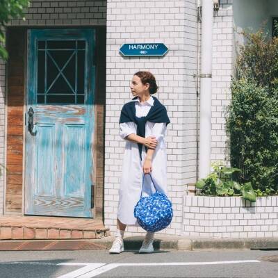 Shupatto Compact Bag Folding Bag - L - Umi S468U - 3