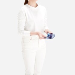 Shupatto Compact Bag Folding Bag - M - Asanoha S464As - 4