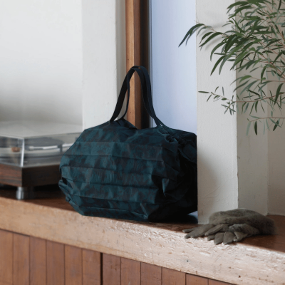 Shupatto Compact Bag Folding Bag - M - Deep Forest S489Df - 7