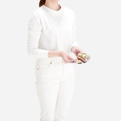 Shupatto Compact Bag Folding Bag - M - Mari S464Ma - 8