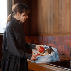 Shupatto Compact Bag Folding Bag - M - Sea Of ​​Clouds S489Sc - 6