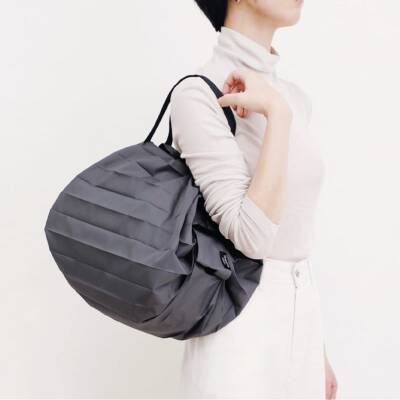 Shupatto Compact Bag Folding Bag - M - Sumi S467Su - 3