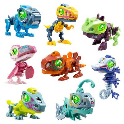 Silverlit Biopod Cyberpunk Dinosaur Robot 16-Piece Display Assortment Sil/88087 - 2