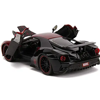 Jada Spiderman Marvel Miles Morales 2017 Ford GT 1:24 9331190314R00 - 3