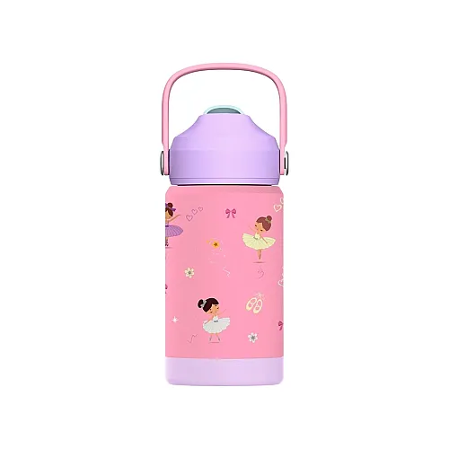SipnJoy FlipSip Çocuk Su Termosu (360 ml) - Ballerina Sparkle - 2