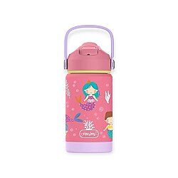 Sipnjoy Flipsip Çocuk Termosu Pipetli Suluk (360 ml) - Mermaid Dream - Sipnjoy