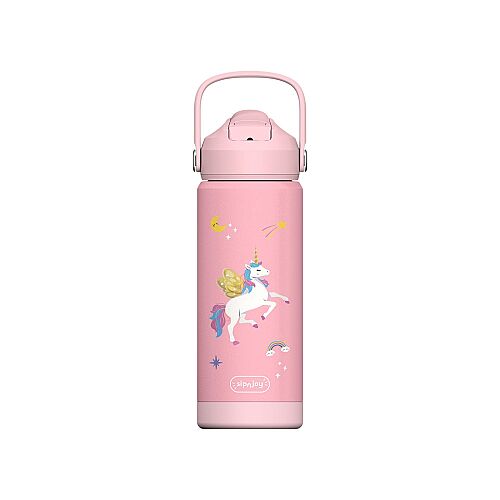 SipnJoy FlipSip Çocuk Su Termosu (550 ml) - Golden Horn - 1