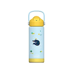 SipnJoy FlipSip Çocuk Su Termosu (550 ml) - Snappy Croc - 1