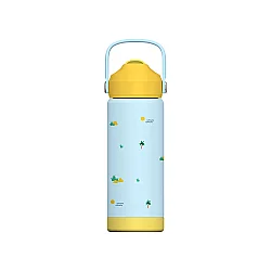 SipnJoy FlipSip Çocuk Su Termosu (550 ml) - Snappy Croc - 2