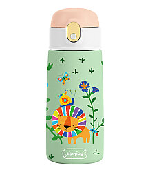 Sipnjoy Sipsquad Çocuk Termosu Pipetli Suluk (480 ml) - Lively Roar - 1