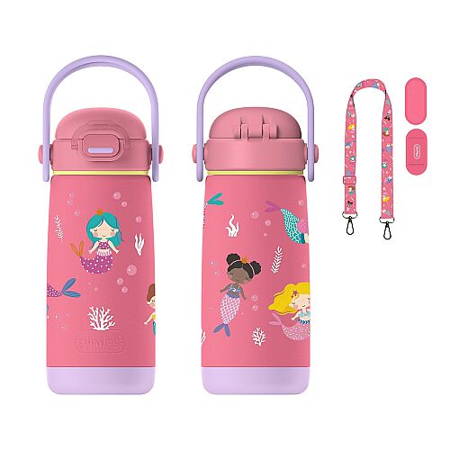 SipnJoy SipSquad Plus Çocuk Su Termosu (480 ml) - Mermaid Dream - 4