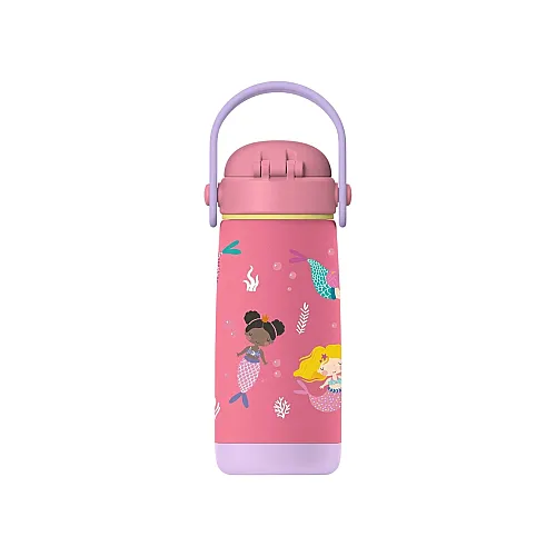 SipnJoy SipSquad Plus Çocuk Su Termosu (480 ml) - Mermaid Dream - 2