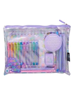 Smiggle All Stars A5 Essentials Stationery Gift Set With Pen, Lilac 482271 - 2
