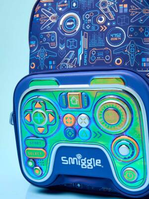 Smiggle Beta School Bag Navy Blue 455785 - 2