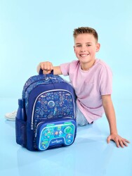 Smiggle Beta School Bag Navy Blue 455785 - 6