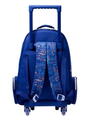Smiggle Beta Wheeled School Bag Navy Blue 455787 - 3