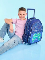 Smiggle Beta Wheeled School Bag Navy Blue 455787 - 5