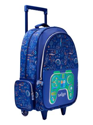 Smiggle Beta Wheeled School Bag Navy Blue 455787 - 2