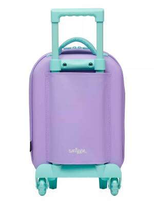 Smiggle Blast Off Junior Rabbit Patterned Wheeled School Bag Lilac 452875 - 3