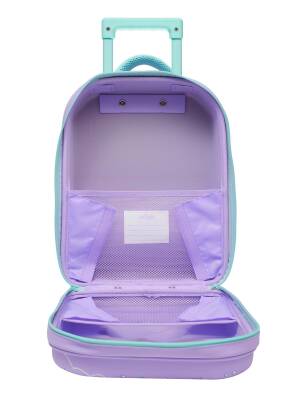 Smiggle Blast Off Junior Rabbit Patterned Wheeled School Bag Lilac 452875 - 4