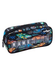 Smiggle Curious Cruiser Id Pencil Case Black 456741 - 1