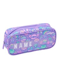 Smiggle Curious Cruiser Id Pencil Case Lilac 456741 - 1