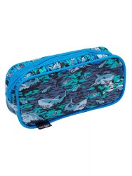 Smiggle Curious Cruiser Id Pencil Case Mid Blue 456741 - 2