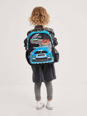 Smiggle Curious Junior Character Backpack Black 456717 - 2