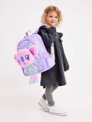 Smiggle Curious Junior Character Backpack Lilac 456717 - 2