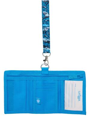 Smiggle Curious Wallet Withlandyard Mid Blue 456721 - 2