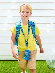 Smiggle Curious Wallet Withlandyard Mid Blue 456721 - 4