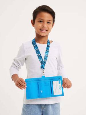 Smiggle Curious Wallet Withlandyard Mid Blue 456721 - 5