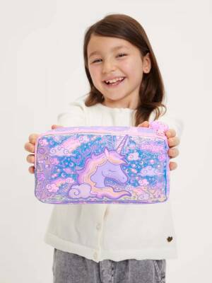 Smiggle Eclipse Pocket Unicorn Character Girl's Pencil Case 456601 - 2