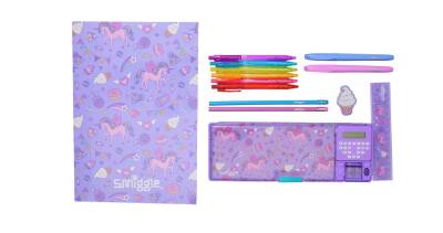 Smiggle Infinity Pop Out Stationery Gift Pack Purple 482272 - 1