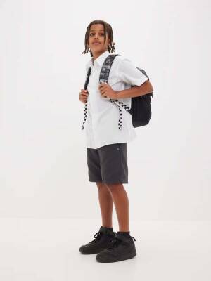 Smiggle Limitless Classic Attach Backpack Black/Gray 455348 - 5