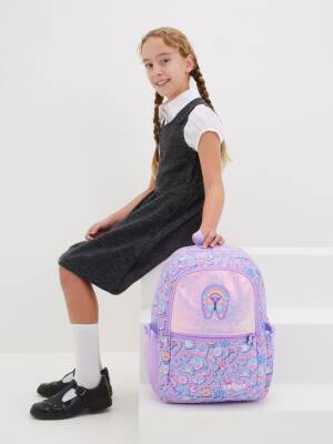 Smiggle Limitless Classic Attach Backpack Lilac 455348 - 6