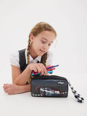 Smiggle Limitless Scented Pencil Case Black/Gray 455469 - 3