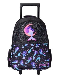 Smiggle Limitless Wheeled School Bag Black/Mixed 455358 - 1